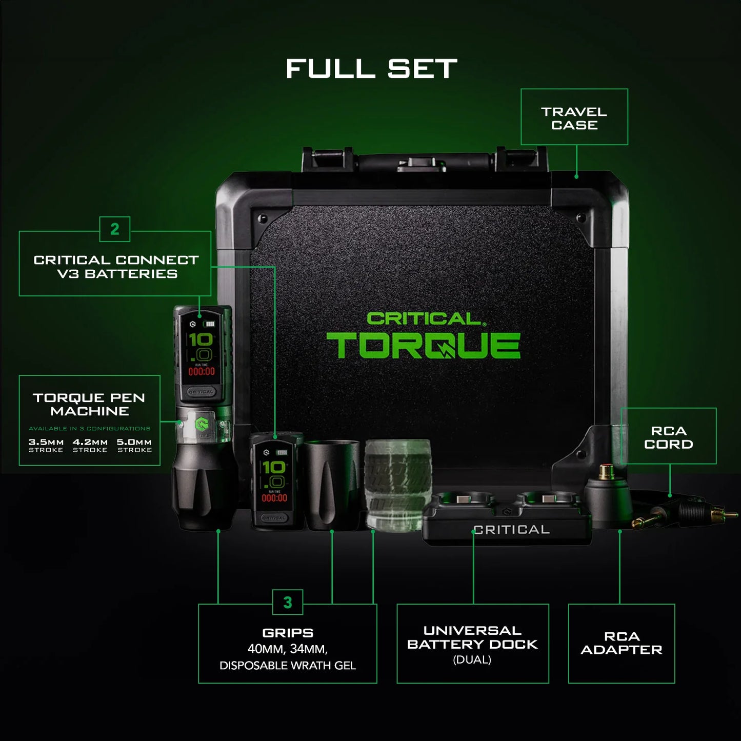 Critical Torque Wireless Tattoo Machine